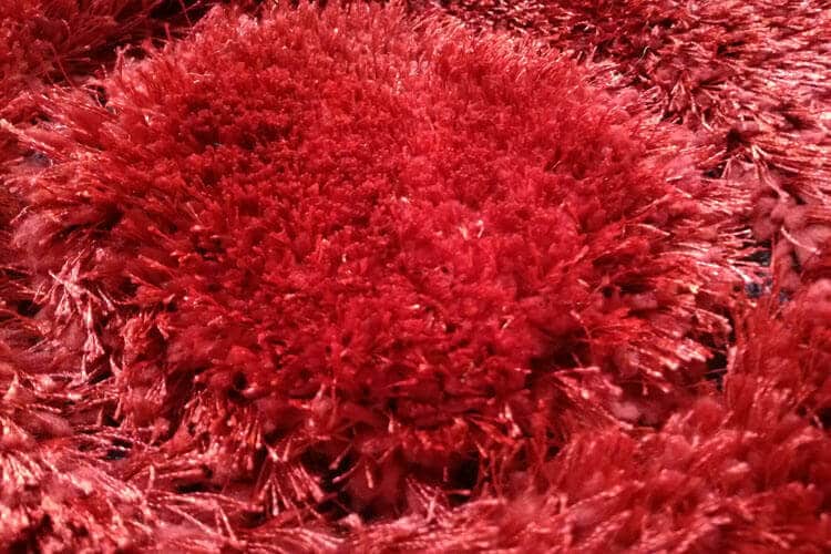 فرش فانتزی شگی کد 11003 (قرمز)
