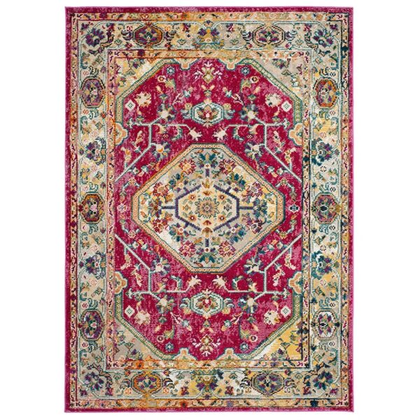 فرش ماشینی کلکسیون کهنه نما ( وینتیج ) کد Q00017 لاکی