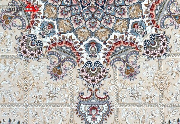 فرش طرح 1302 کرم