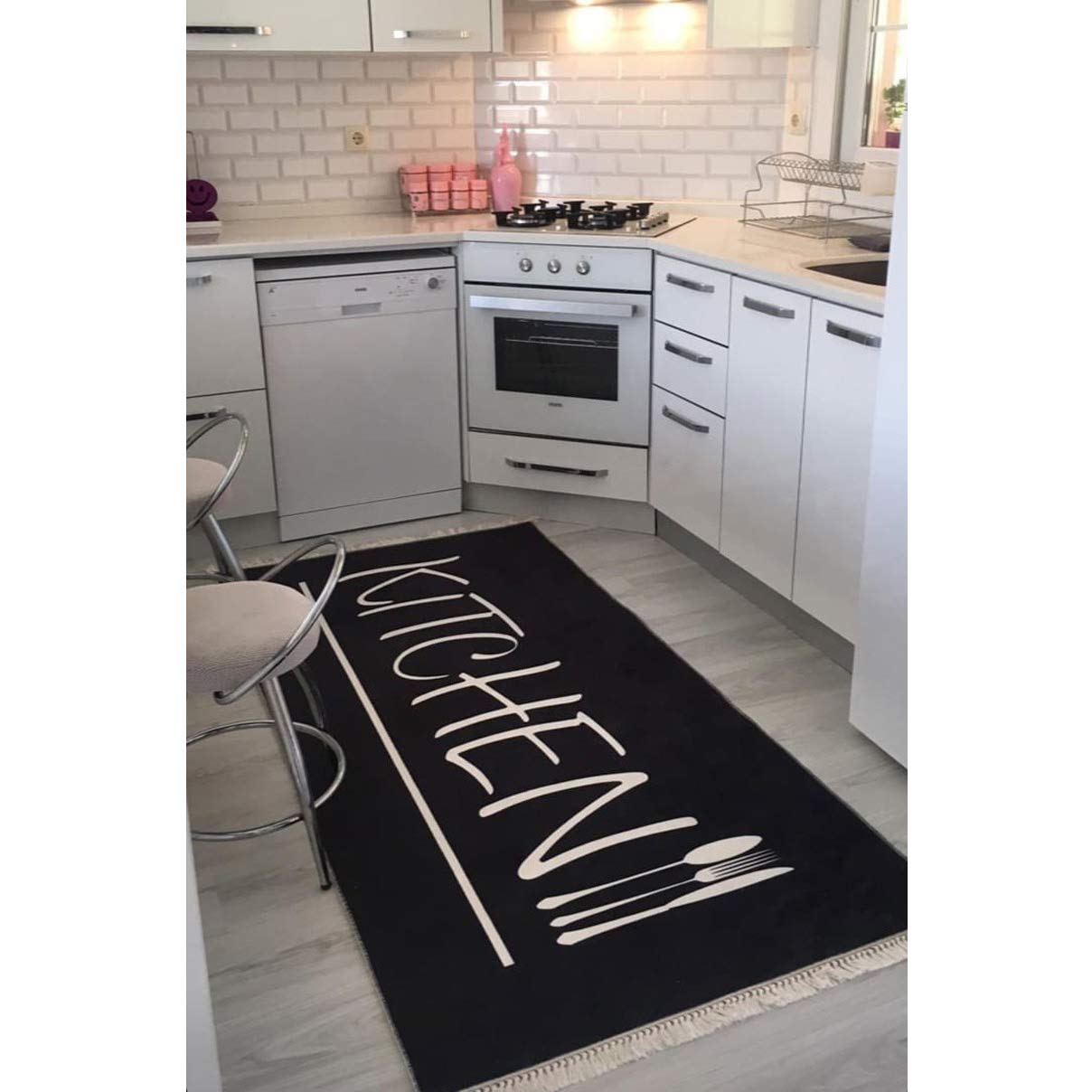 فرش ماشینی کلکسیون مدرن طرح آشپزخانه کد K 0006
