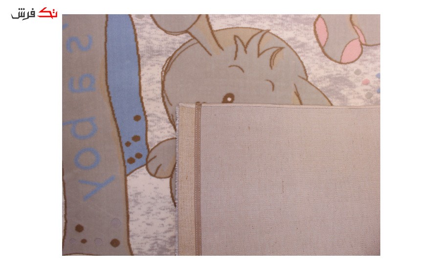 فرش ماشینی اتاق کودک طرح خرگوش کد 311