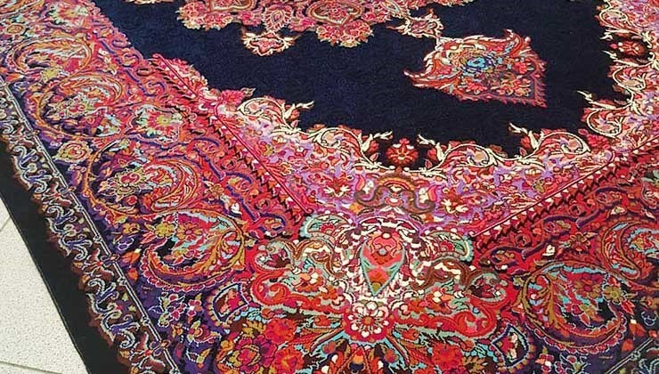 نمایی از فرش زیبای ایرانی