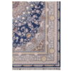 فرش ستاره آسمان کویر کد 2002 زمینه اطلسی گل برجسته