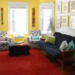 Red-rug-for-blue-couch-2