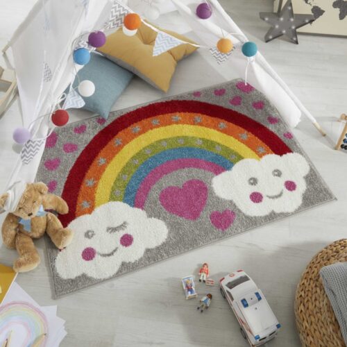 فرش رنگین کمان برای کودکان