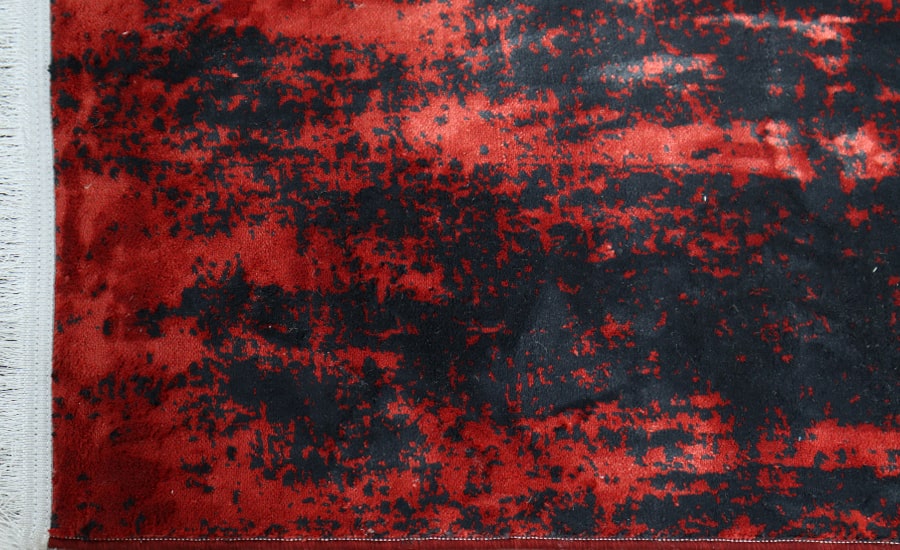 فرش فانتزی کلکسیون کهنه نما کد 620 زمینه قرمز