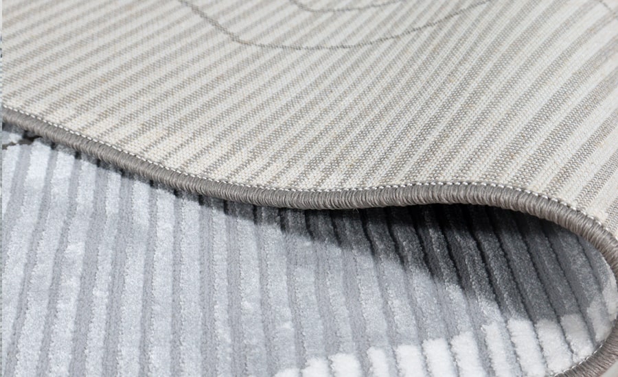 فرش ماشینی کلکسیون فانتزی طرح مراکشی کد 40210 زمینه سفید