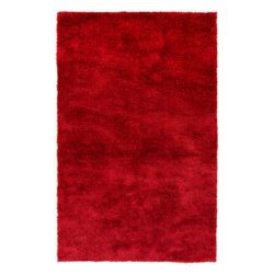 فرش فانتزی شگی ( پرزبلند ) فلوکاتی رنگ قرمز