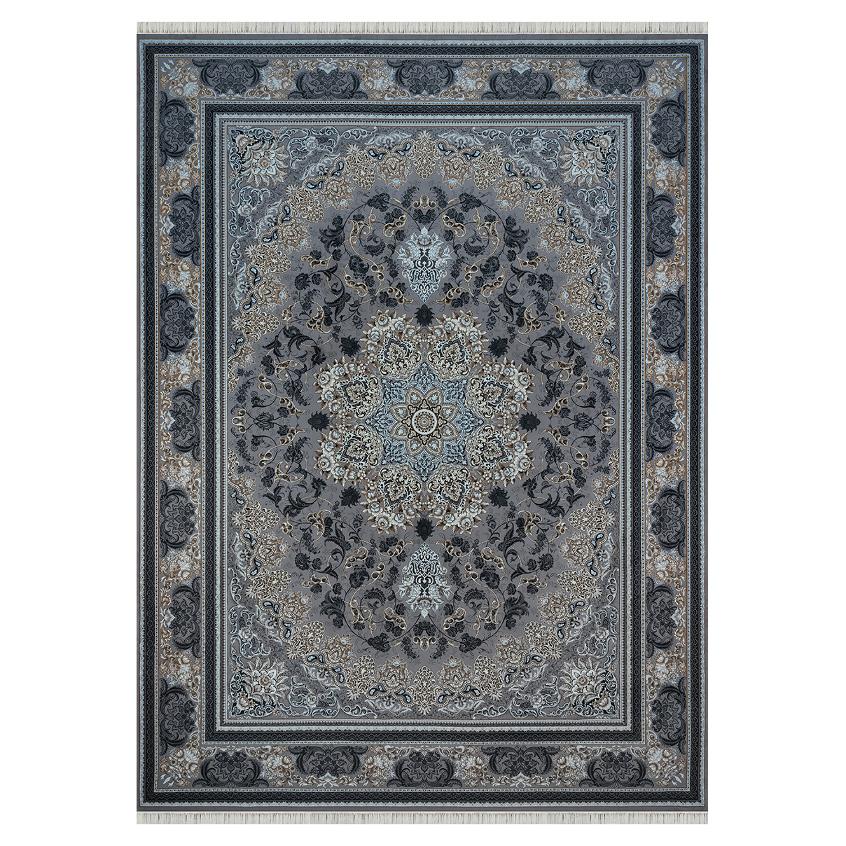 فرش 700 شانه اکرولیک تراکم 2550 کد 308 فیلی (گل برجسته)